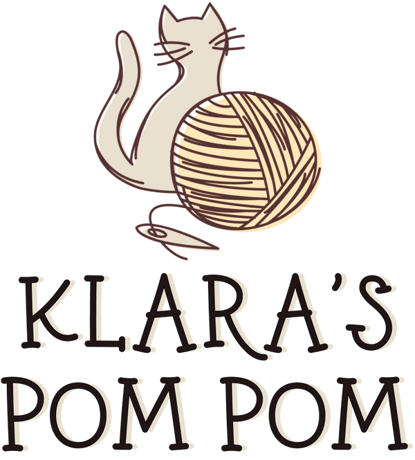 Logo Klara's pom pom. 